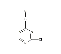2-氯嘧啶-4-甲腈结构式