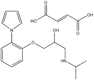 Isamoltane hemifumarate结构式
