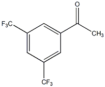 3,5-双(三氟甲基)苯乙酮结构式