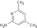 6-氨基-2,4-二甲基吡啶结构式