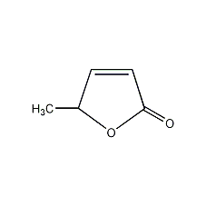 2-戊烯-4-内酯结构式
