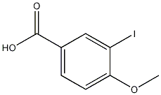 3-碘-4-甲氧基苯甲酸结构式