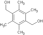 3,6-双(羟甲基)均四甲苯结构式