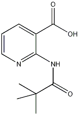 2-(特戊酰氨基)烟酸结构式