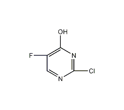 2-氯-4-羟基-5-氟嘧啶结构式