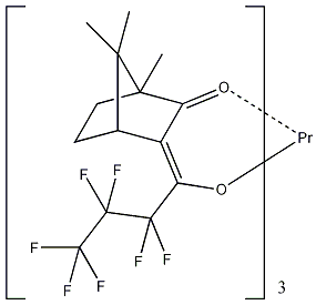 D-3-七氟丁基樟脑酸镨结构式