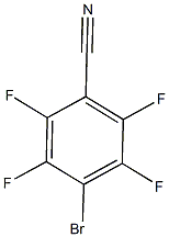 4-溴-2,3,5,6-四氟苯甲腈结构式