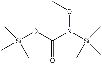 N-甲氧基-N,O-双(三甲基甲硅烷)氨基甲酸酯结构式