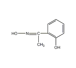 1-(2-羟基苯基)乙酮肟结构式