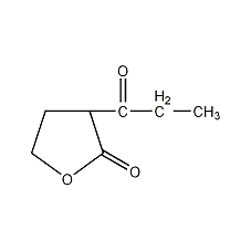 2-氧代丙基-4-丁内酯结构式