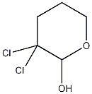 3,3-二氯-2-羟基四氢吡喃结构式