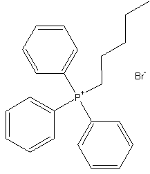 正戊基三苯基溴化磷结构式