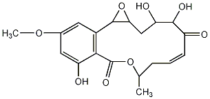 寄端霉素结构式