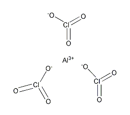 氯酸铝结构式