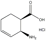 (1R,2S)-(+)-2-十六环氨基-3-烯羧酸盐酸盐结构式