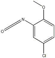 5-氯-2-甲氧基苯基异氰酸酯结构式