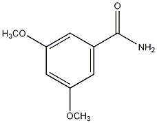 3,5-二甲氧基苯甲酰胺结构式