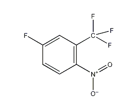 5-氟-2-硝基三氟甲苯结构式