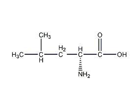 D-亮氨酸结构式