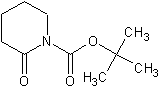 1-Boc-2-哌啶酮结构式