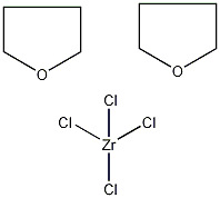 四氯双(四氢呋喃)合锆结构式