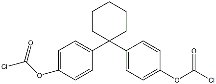 4,4'-亚环己基二苯酚二氯甲酸酯结构式