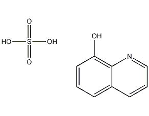 8-羟基喹啉硫酸盐结构式