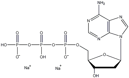 2'-脱氧酰苷5'-三磷酸二钠结构式