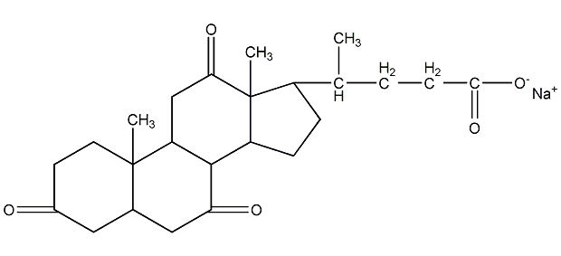 脱氢胆酸钠结构式