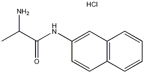 H-DL-丙氨酸-β-萘酰胺盐酸盐结构式