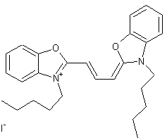 3,3´-二戊基草酸碳菁碘结构式