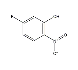 4-氟-2-硝基苯酚结构式