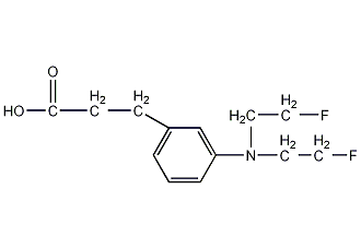 3-[3-(bis(2-fluoroethyl)amino)phenyl]propanoic acid