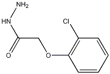 邻氯苯氧基醋酸酰肼结构式