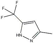 3-甲基-5-三氟甲基吡唑结构式