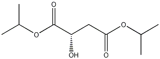 (-)-二异丙酯-L-苹果酸结构式