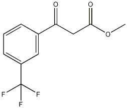3-三氟甲基苯甲酰乙酸甲酯结构式