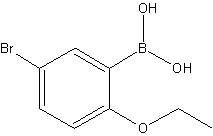 5-溴-2-乙氧基苯硼酸结构式