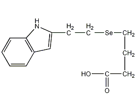 4-[[2-(1H-吲哚-3-基)乙基]硒]丁酸结构式