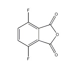 3,6-二氟邻苯二甲酸酐结构式