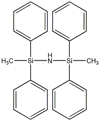 1,3-二甲基-1,1,3,3-四苯基二甲硅基胺结构式