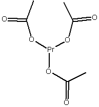 乙酸镨结构式