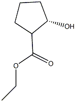 (1R,2S)-顺-2-羟基环戊羧酸乙酯结构式