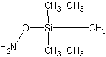 O-(叔丁基二甲基硅烷)羟胺结构式