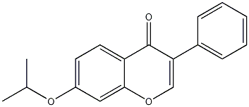 依普黄酮结构式