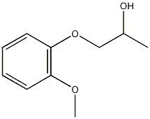 1-(2-甲氧基苯氧基)-2-丙醇结构式
