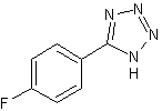 5-(4-氟苯基)-1H-四唑结构式