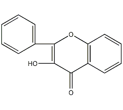 3-羟基黄酮结构式