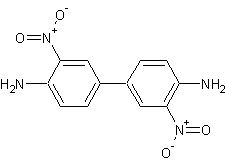 二硝基联苯胺结构式