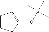 1-(三甲硅烷氧基)环戊烯结构式